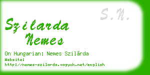 szilarda nemes business card