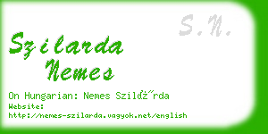 szilarda nemes business card